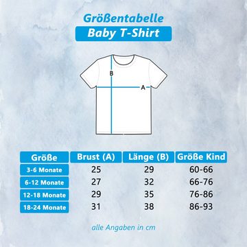 G-graphics T-Shirt My first Valentine´s Day Baby T-Shirt, mit Spruch / Sprüche / Print / Aufdruck