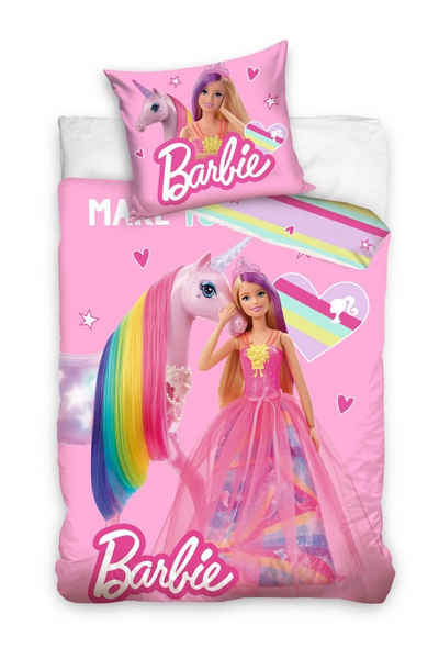 Bettwäsche Barbie Kinderbettwäsche 135 x 200 cm, Barbie
