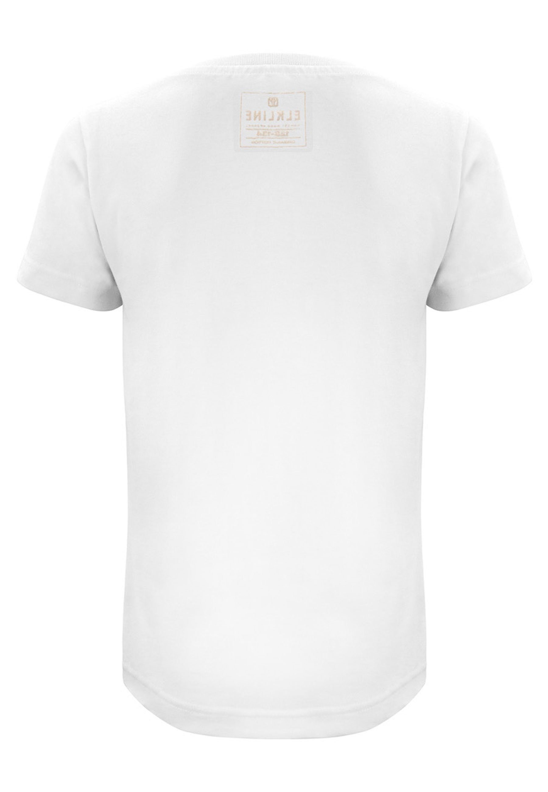 Print Elkline Palme Bulli T-Shirt Strand Hangup white