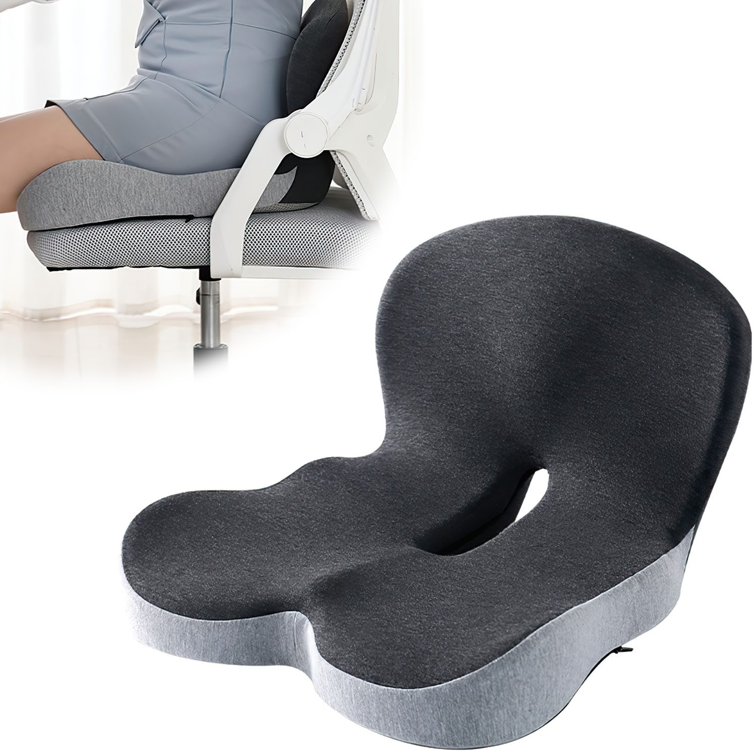 Refined Living Sitzkissen Sitzkissen Ergonomisches Bürostuhl günstig online kaufen