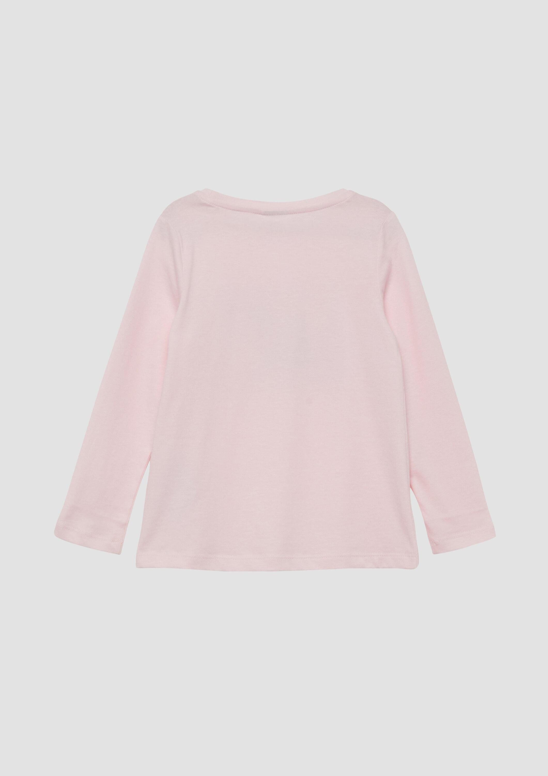 s.Oliver Langarmshirt T-Shirt Langarmshirt im A-Shape mit Print