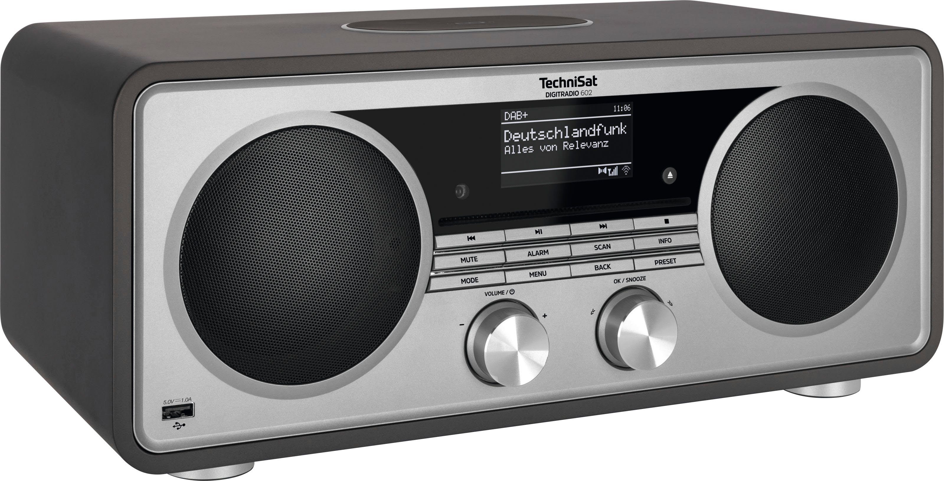 TechniSat DIGITRADIO 602 Internet-Radio (Digitalradio (DAB), UKW mit RDS, 70 W, Stereoanlage, CD-Player)