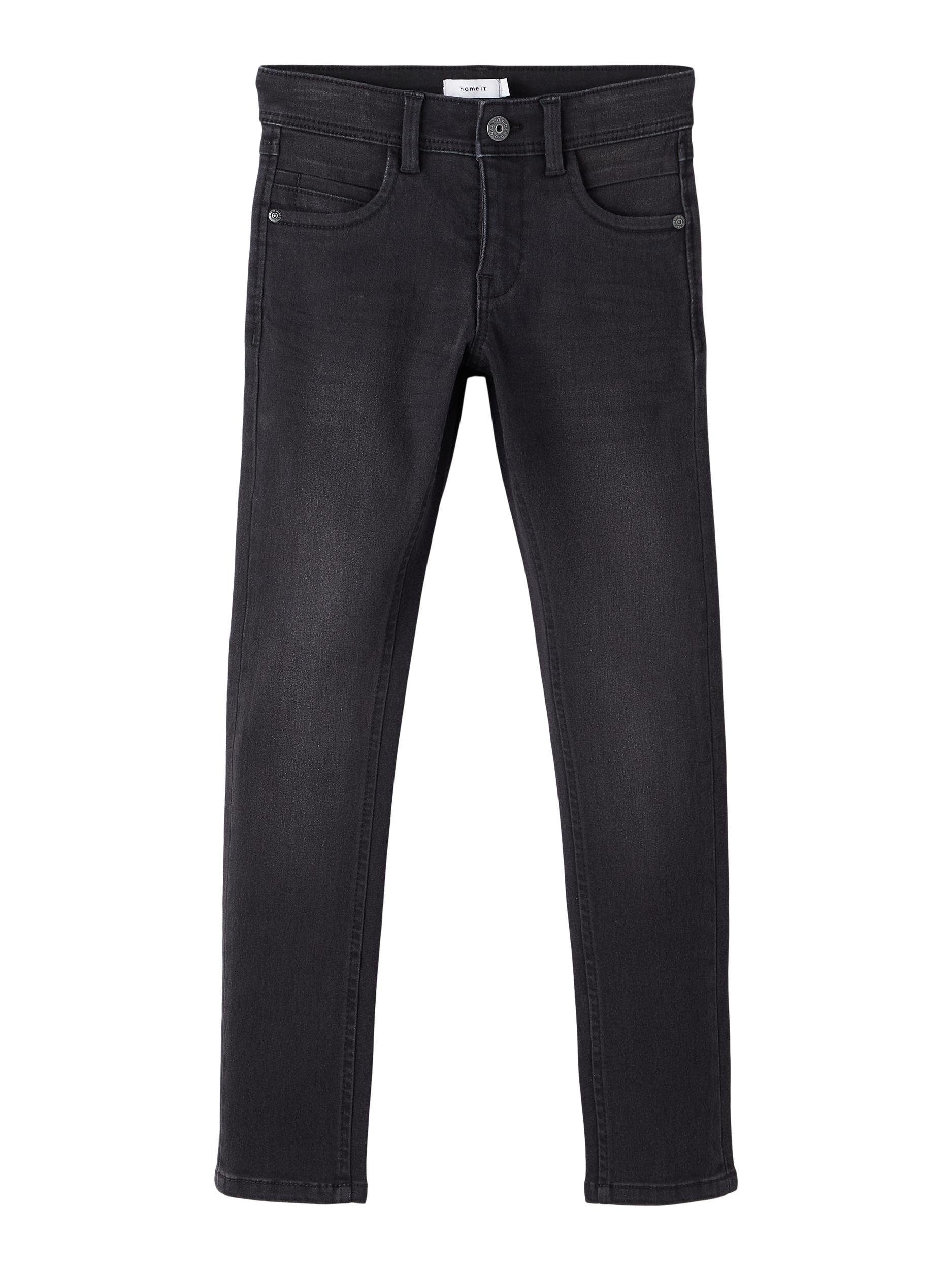 Name It Skinny-fit-Jeans NKMSILAS XSLIM JEANS 2002-TX black denim