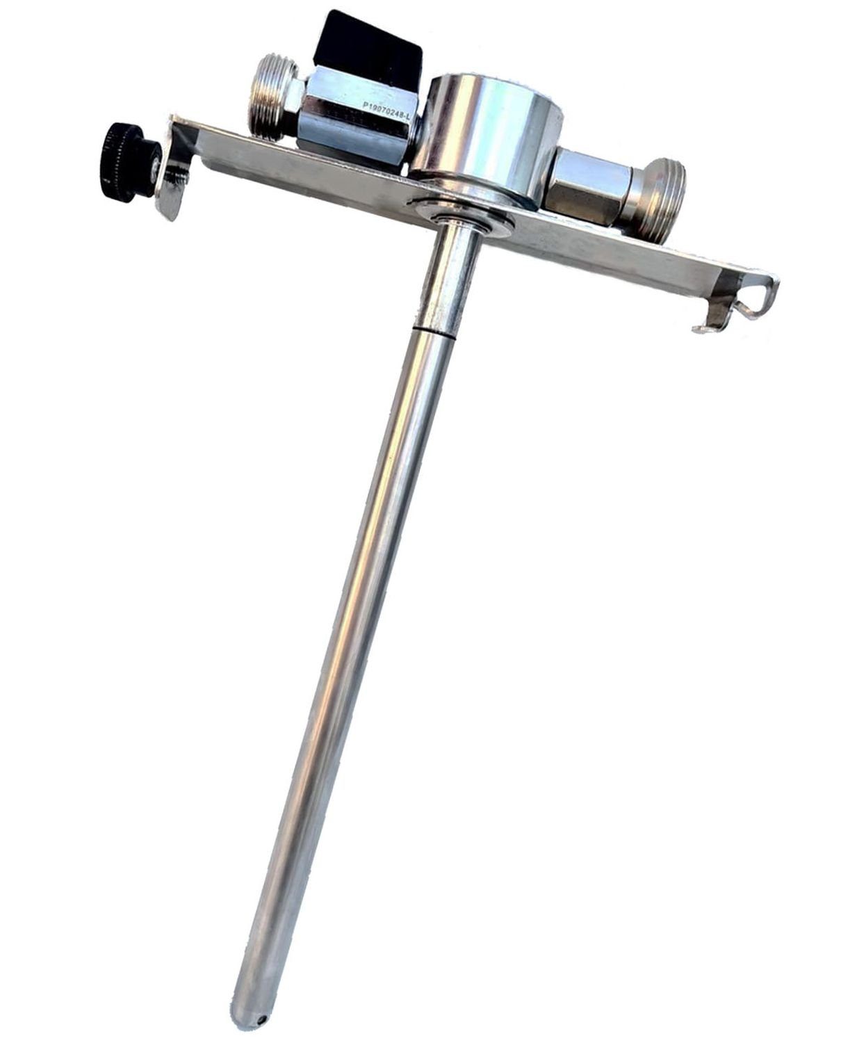 ich-zapfe Bierzapfanlage 5 Liter Bierfass Adapter,Metallausführung mit Bierabstellhahn