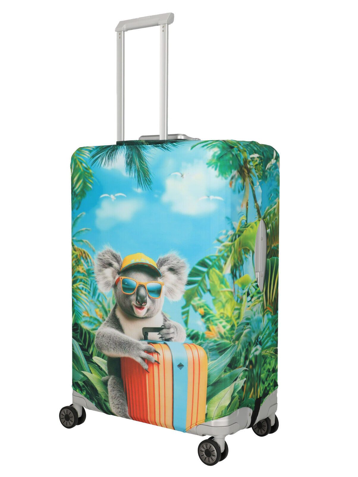 travelite Kofferhülle Kofferschutzhülle Kofferhülle L für große Koffer bis max 77x52x29cm