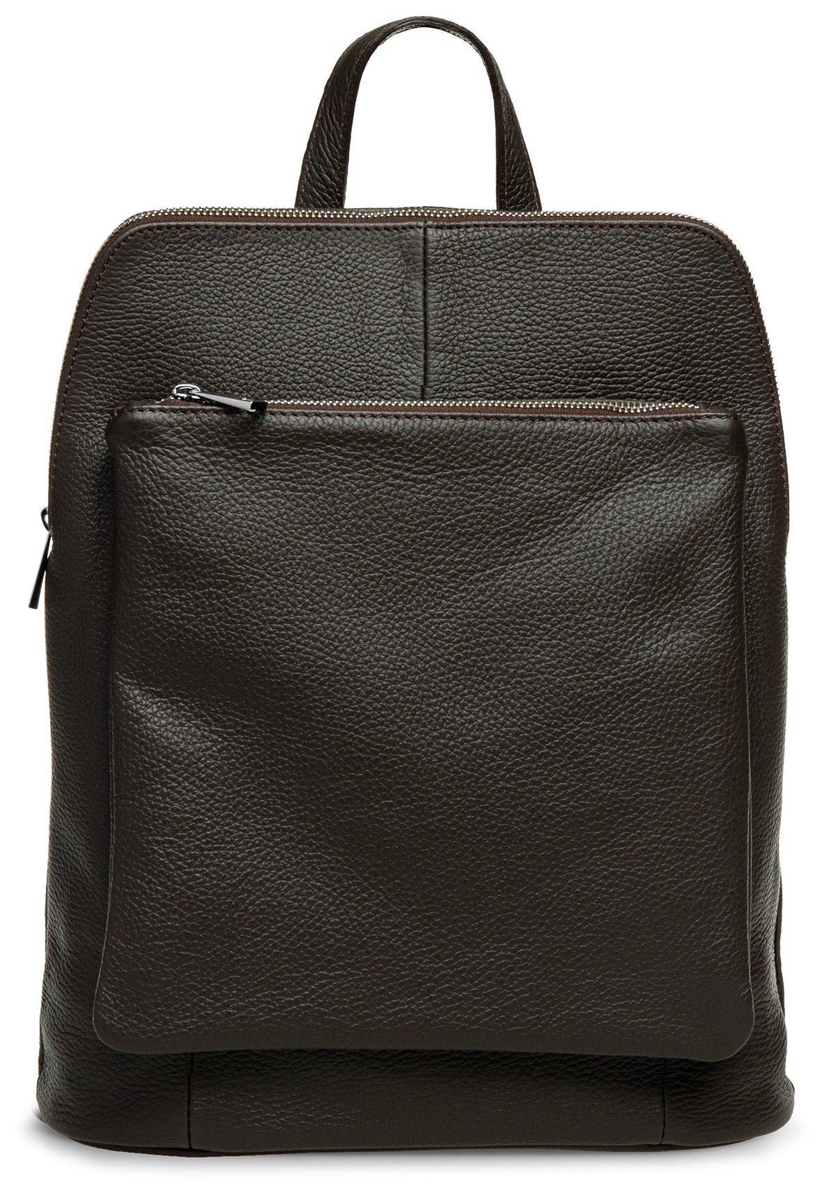 Caspar Cityrucksack Damen Leder Backpack Schultertasche günstig online kaufen
