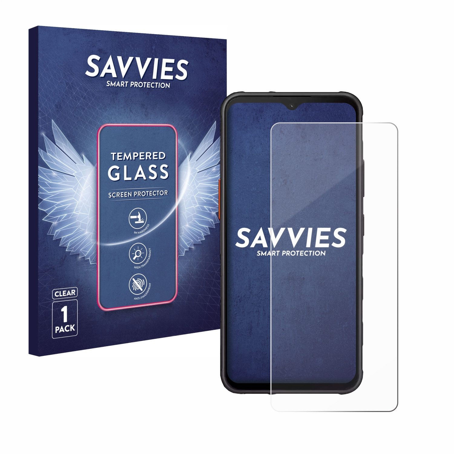 Savvies Displayschutzglas Schutzglas für Samsung Galaxy XCover 7 Enterprise Edition, Displayschutz 9H Glas Klar Transparent