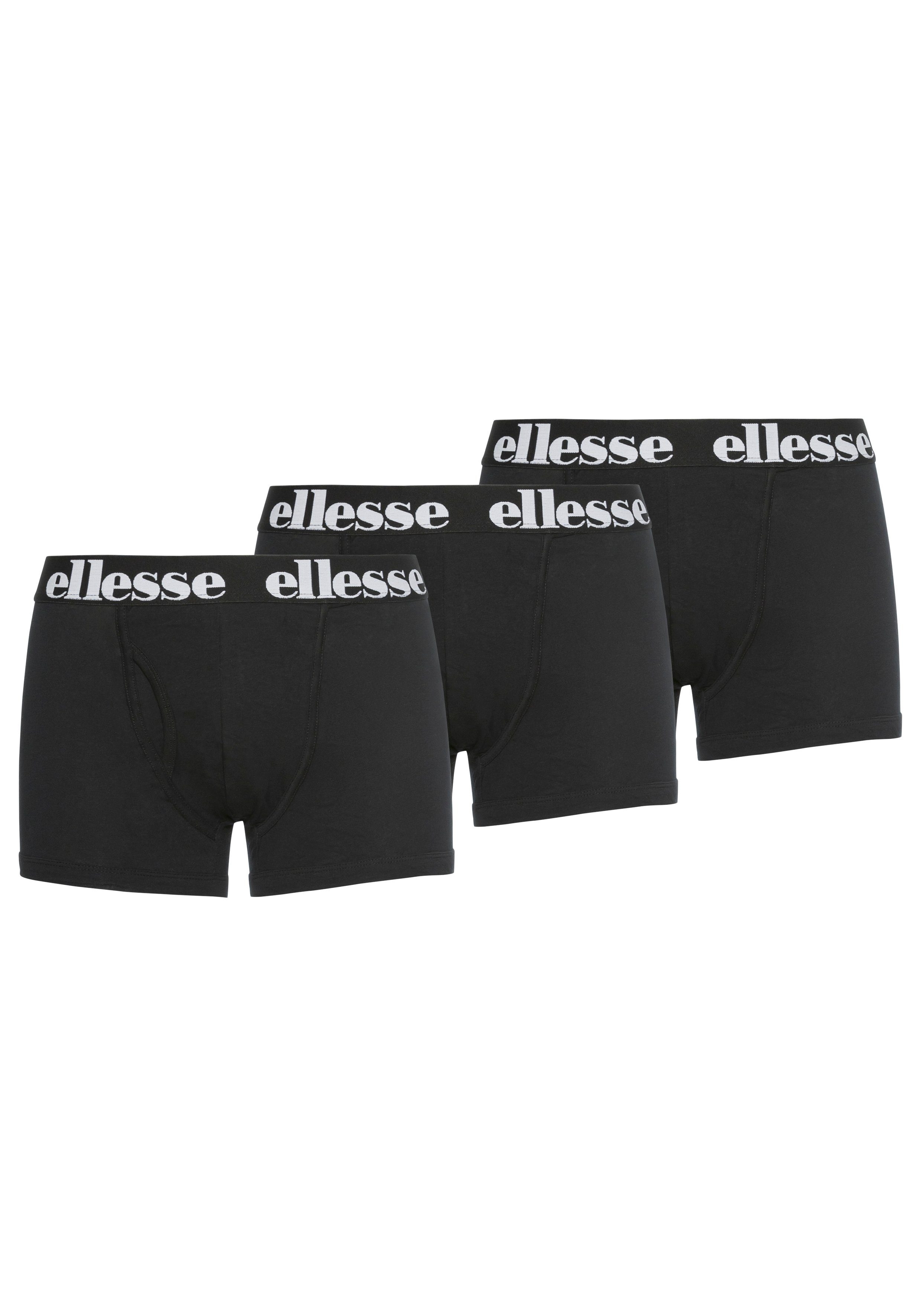 Ellesse Trunk (Set, 3-St) mit Markenschriftzug auf dem Bund