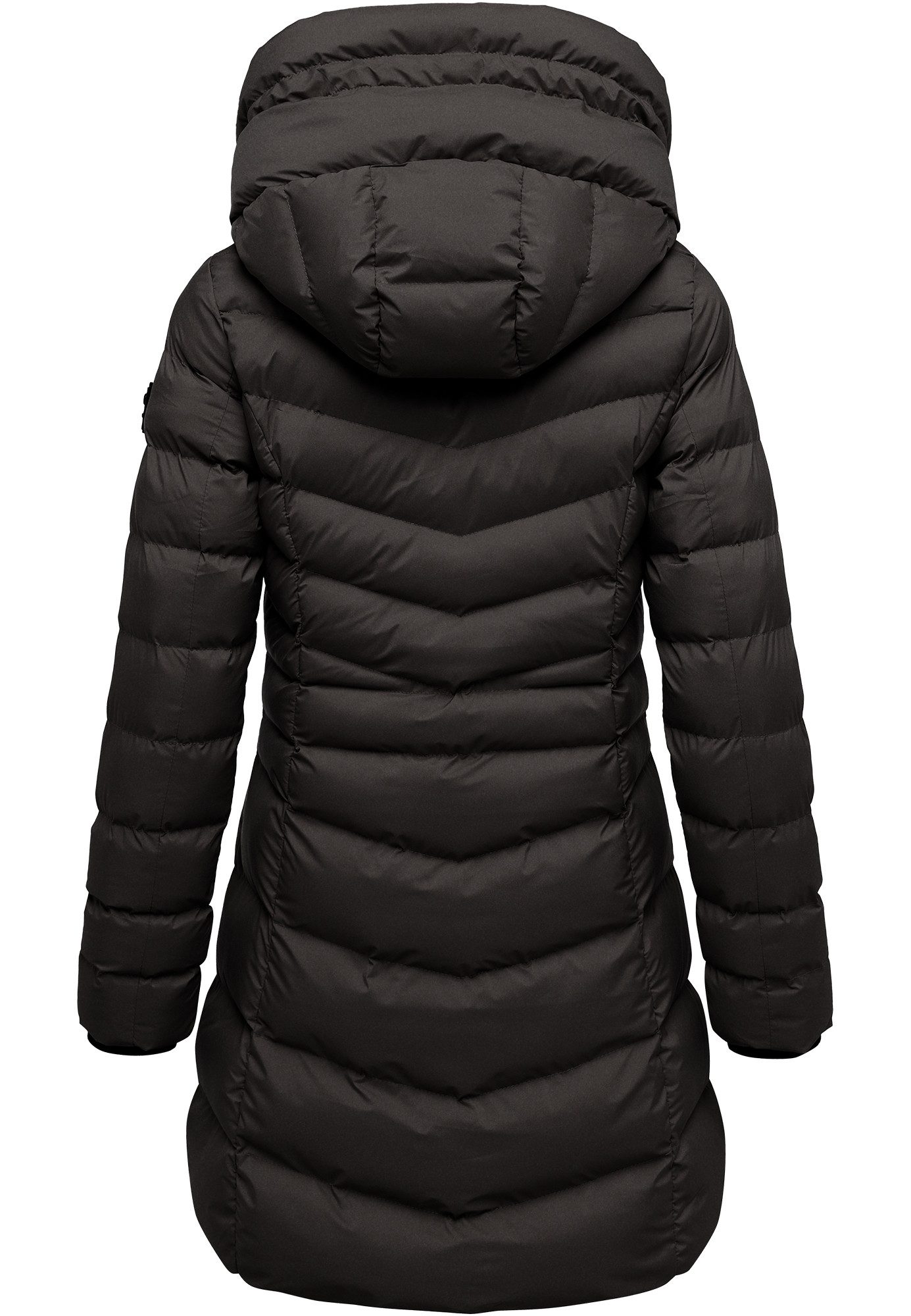 REPUBLIX Winterjacke CECELIA Damen Gefütterte Winter Jacke Mantel Parka mit großer Kapuze