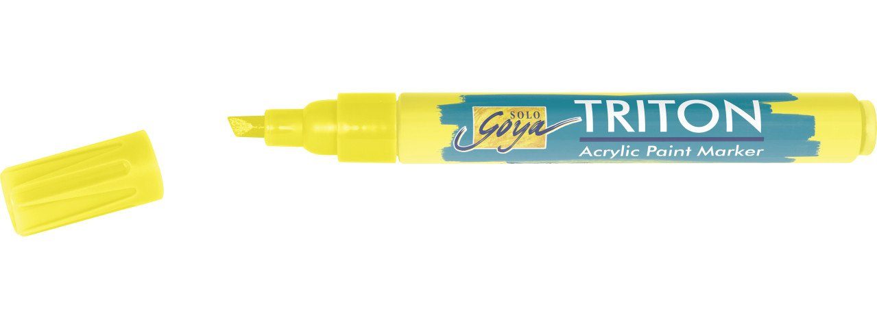 Kreul Flachpinsel Kreul Triton Acrylic Paint Marker zitron