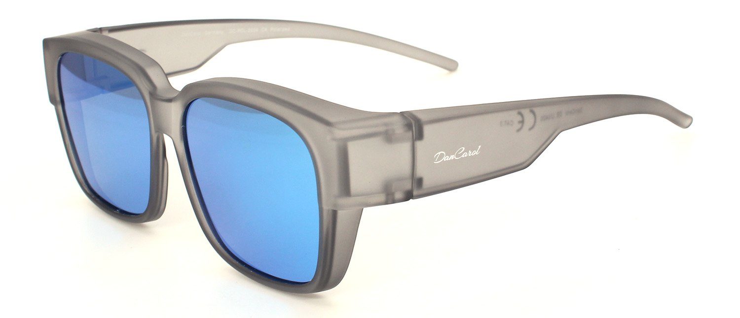 DanCarol Sonnenbrille DC-POL-2054- Überbrille -Polarisierte Gläser- Große Fassung Polarisierte