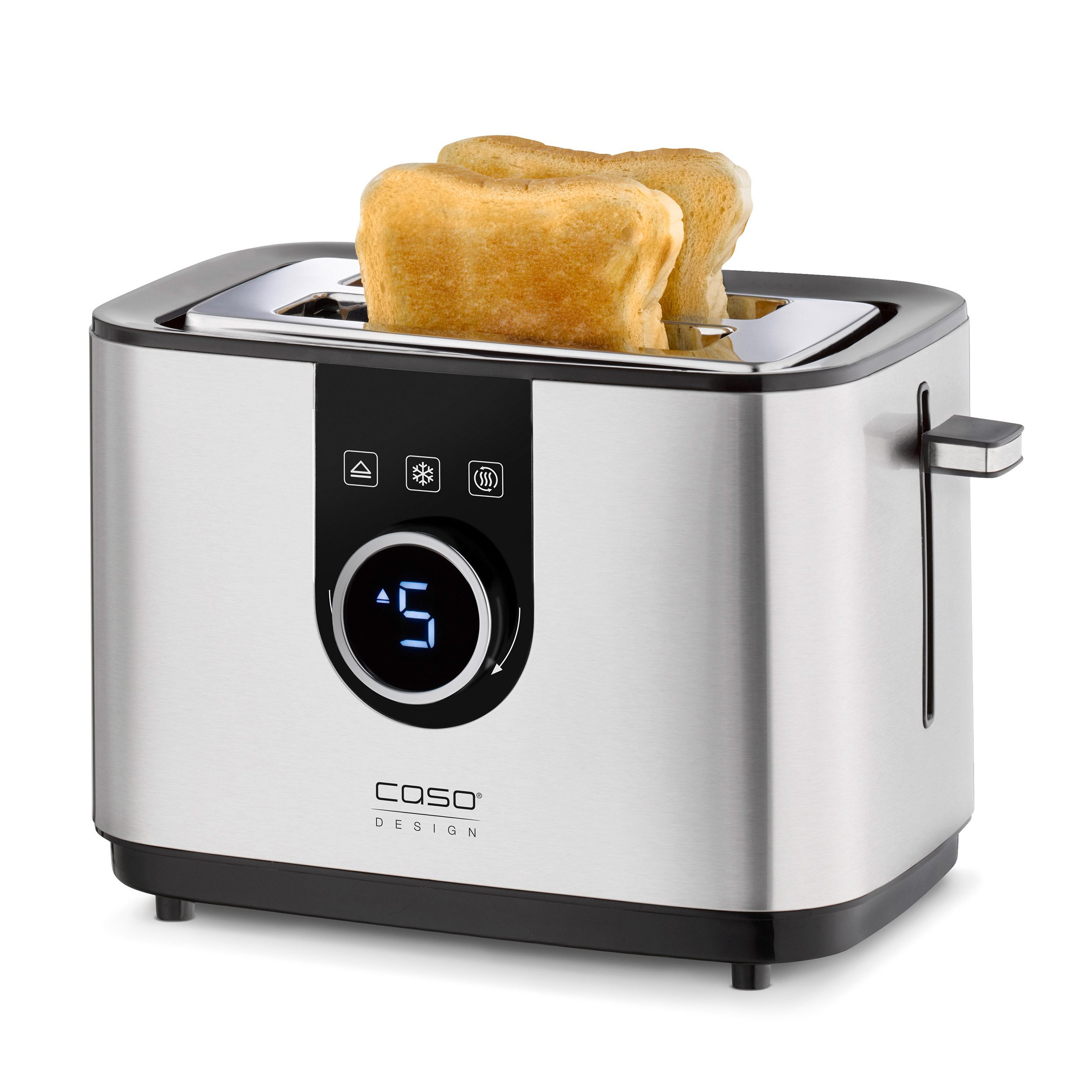Caso Toaster 2769 Selection T2, 2 kurze Schlitze, für 2 Scheiben, 920 W, Selbstzentrierende Einschübe für eine gleichmäßige Bräunung