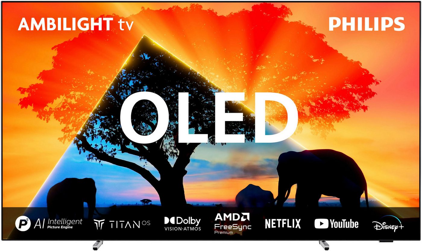 Philips 48OLED759/12 OLED-Fernseher (121 cm/48 Zoll, 4K Ultra HD, Smart-TV) grau ! RABATT: 43.61% Philips 48OLED759/12 OLED-Fernseher (121 cm/48 Zoll, 4K Ultra HD, Smart-TV) grau ! RABATT: 43.61%