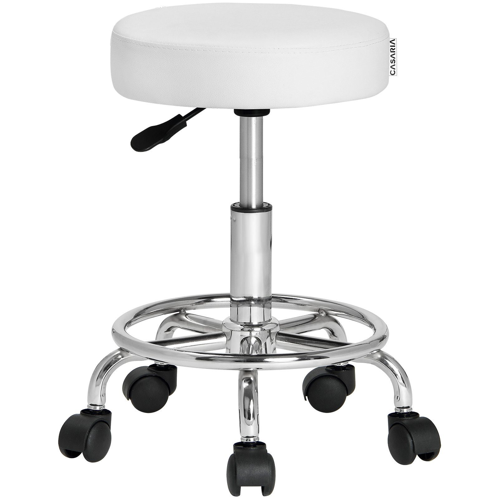 Casaria Drehhocker, Höhenverstellbar 10cm Polsterung 360°C günstig online kaufen