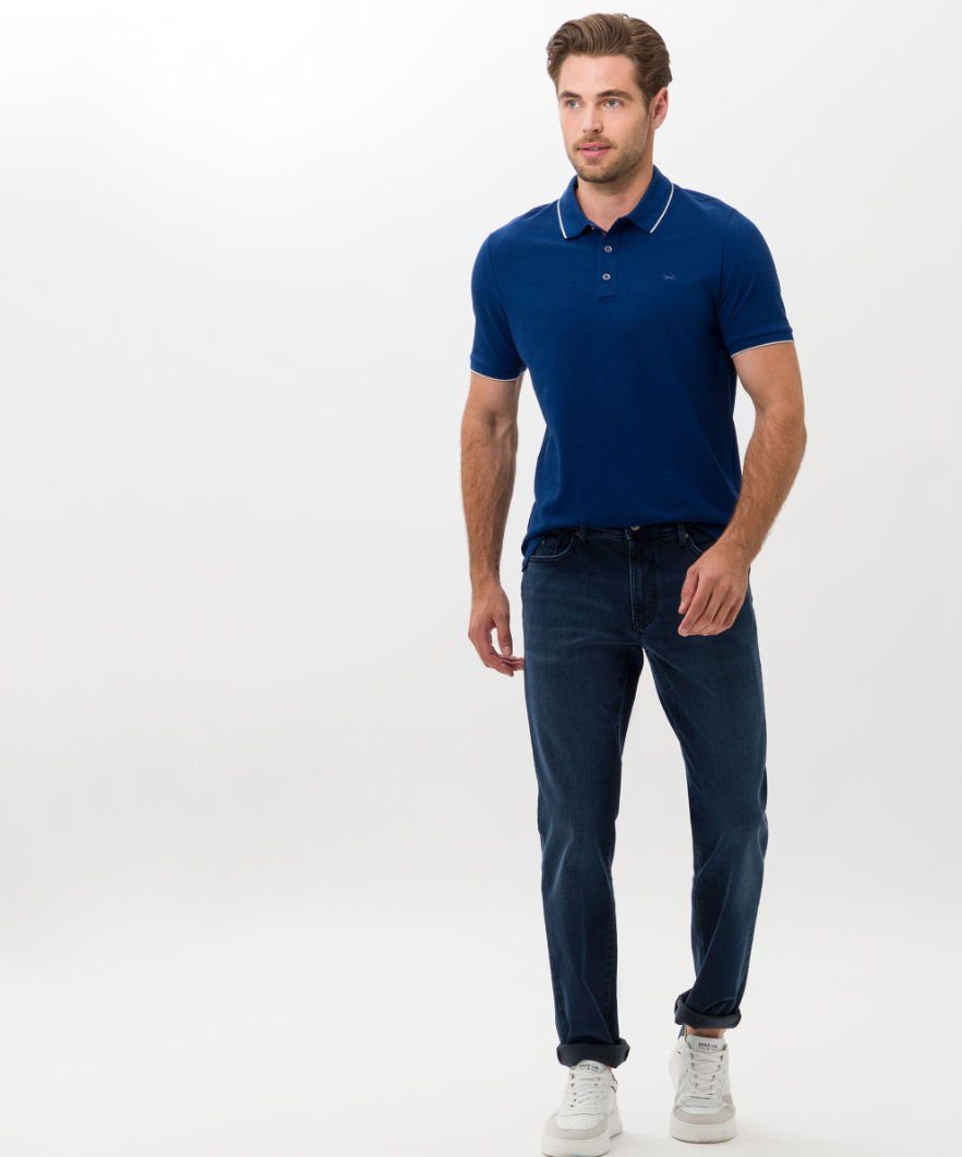 Brax 5-Pocket-Jeans CADIZ dunkelblau Style