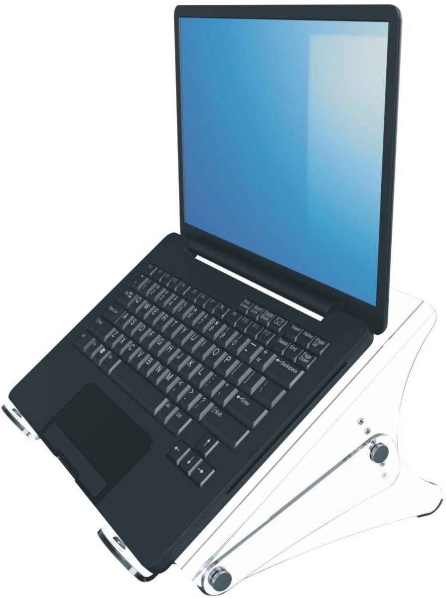 Dataflex Monitor-Halterung Notebookständer ErgoNote HV 450 Acryl transparent