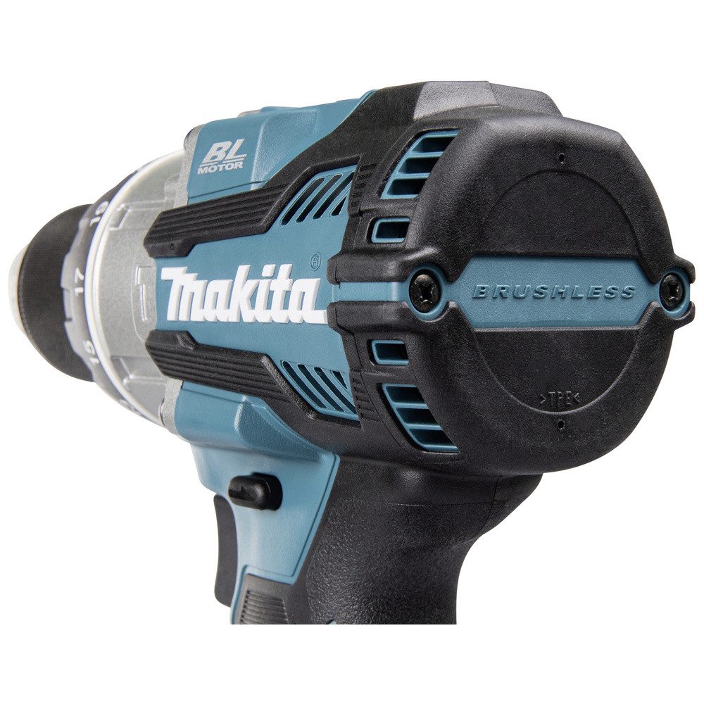 Makita Schlagbohrmaschine Makita DHP489RTJ 2-Gang-Akku-Schlagbohrschrauber 620 W bürstenlos, in