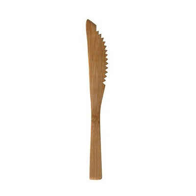 PAPSTAR Einwegmesser Papstar 10 Messer, Bambus "pure" 16 cm