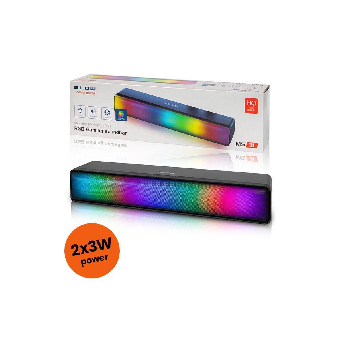 BLOW BLOW MS-31 Soundbar PC Lautsprecher USB PC-Lautsprecher