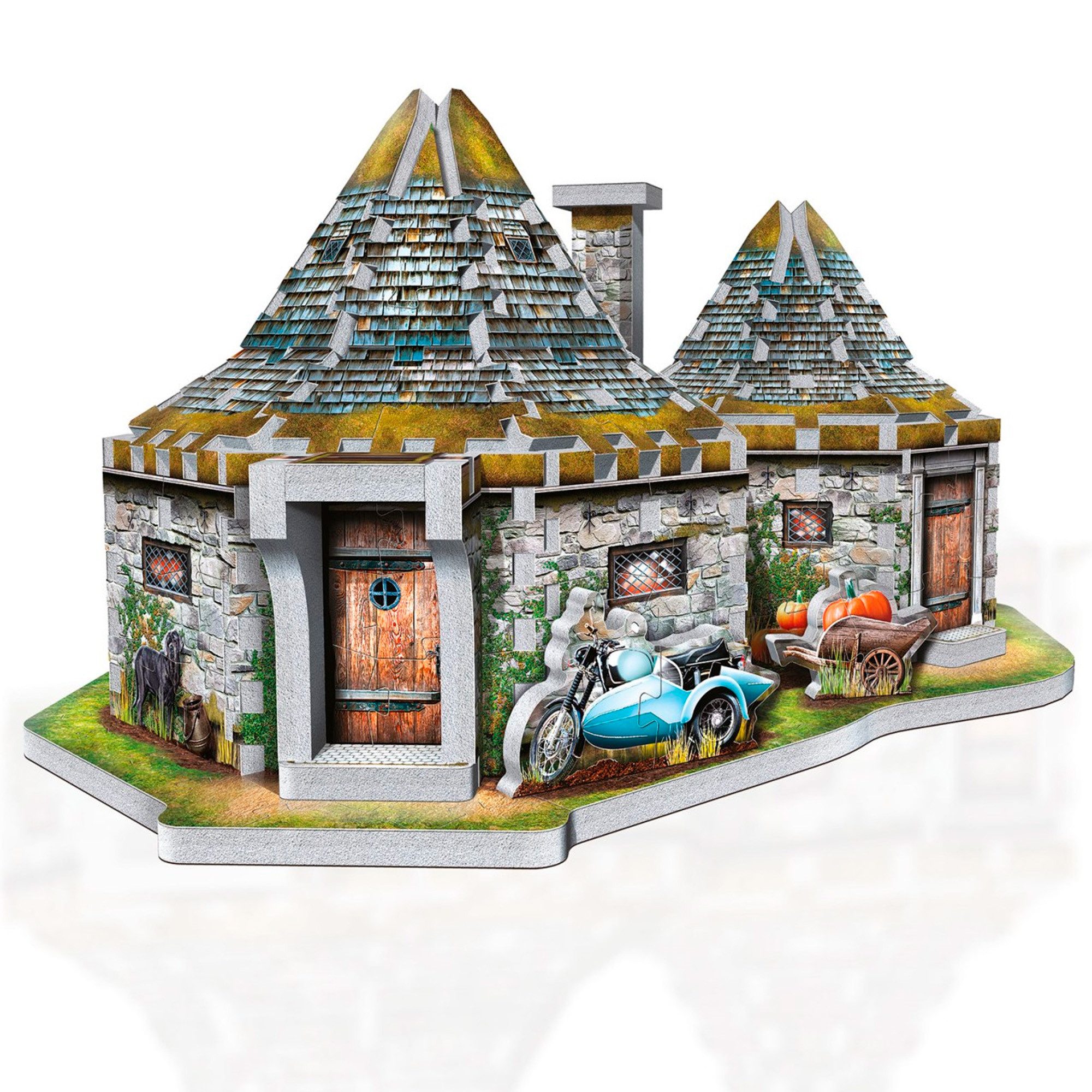Wrebbit 3D-Puzzle Hagrids Hütte (270 Teile) - Harry Potter, 270 Puzzleteile