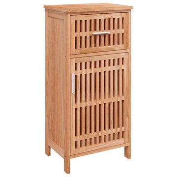 vidaXL Badezimmerspiegelschrank Badschrank 42x29x82 cm Massivholz Nussbaum