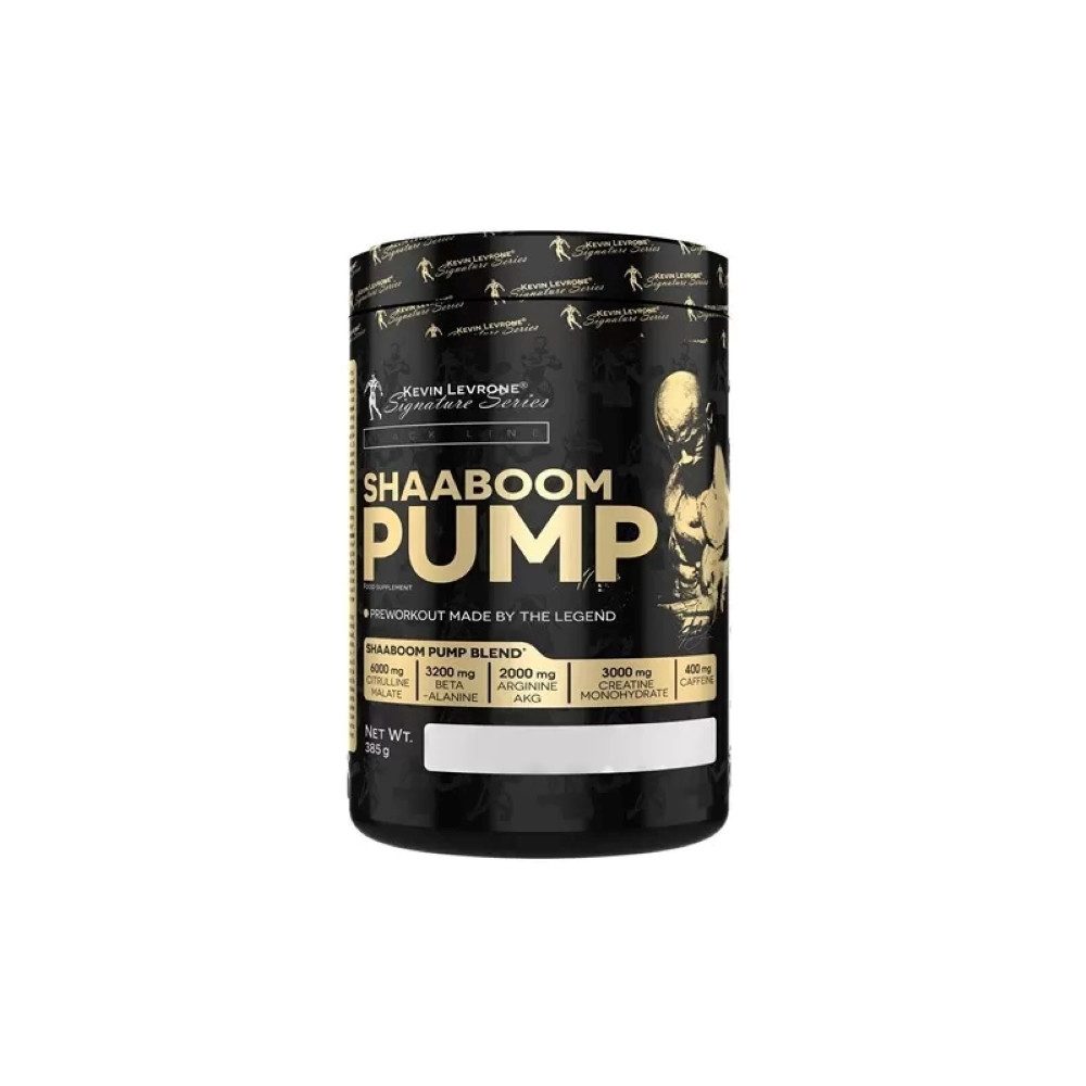 Kevin Levrone KEVIN LEVRONE Shaaboom Pump Black Line Pre-workout 385g Pulver, Mit Aminosäuren- und Kreatin-Komplex