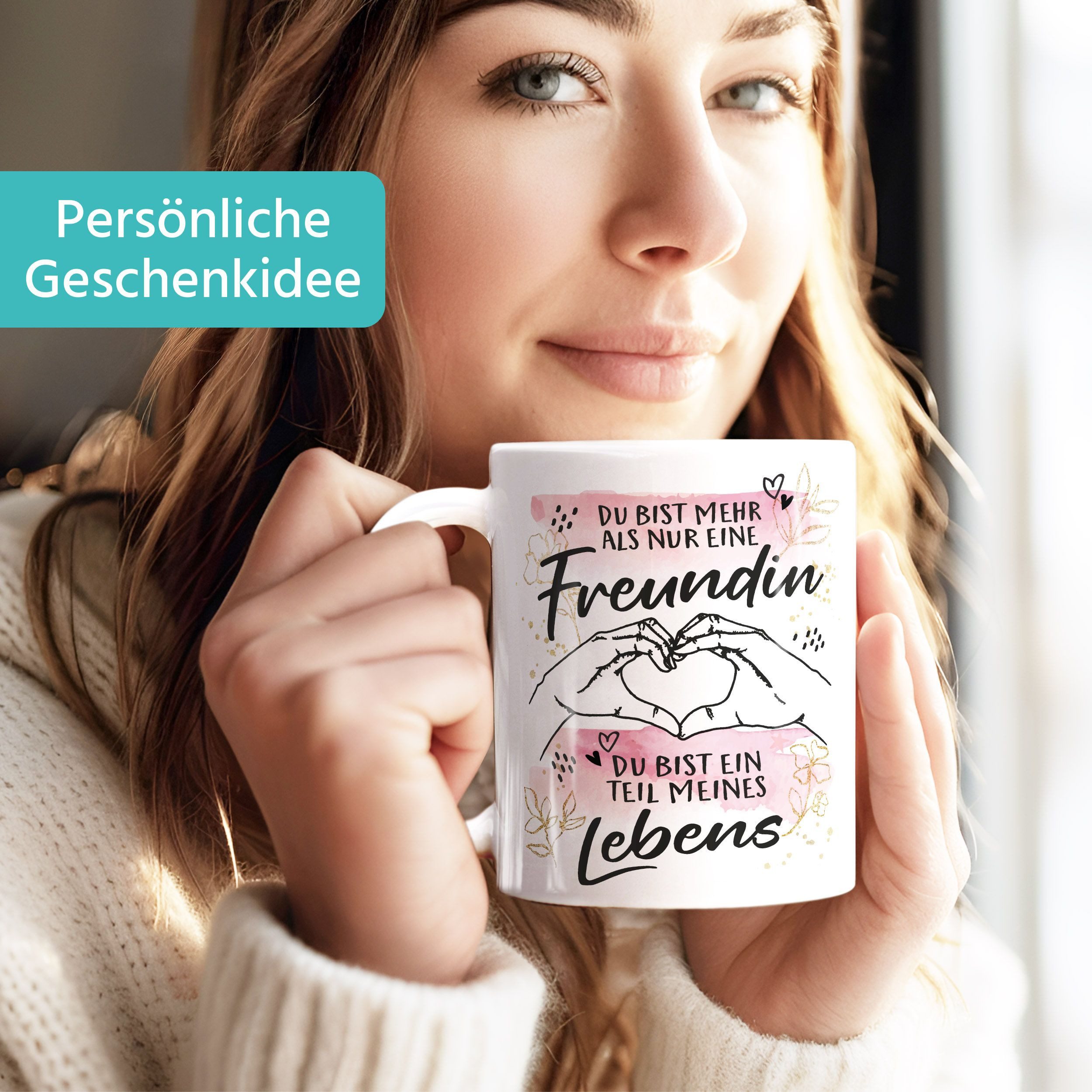 SpecialMe Tasse Tasse beste Freundin Spruch Du bist nicht nur eine Freundin Geschenk, Keramik – Bild 2 von 5