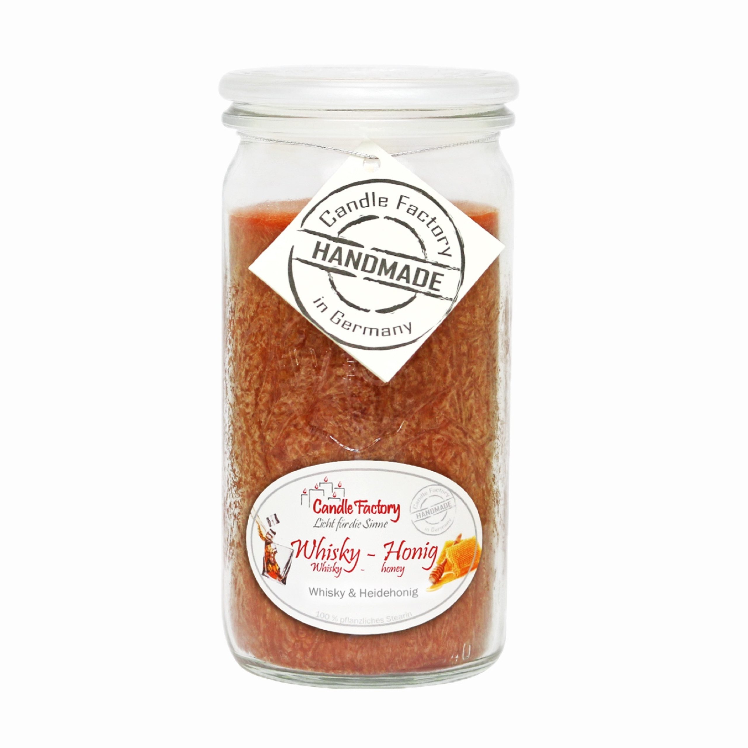 Candle Factory Duftkerze Candle Factory Mini Jumbo Whisky-Honig Duftkerze Dekokerze 307188