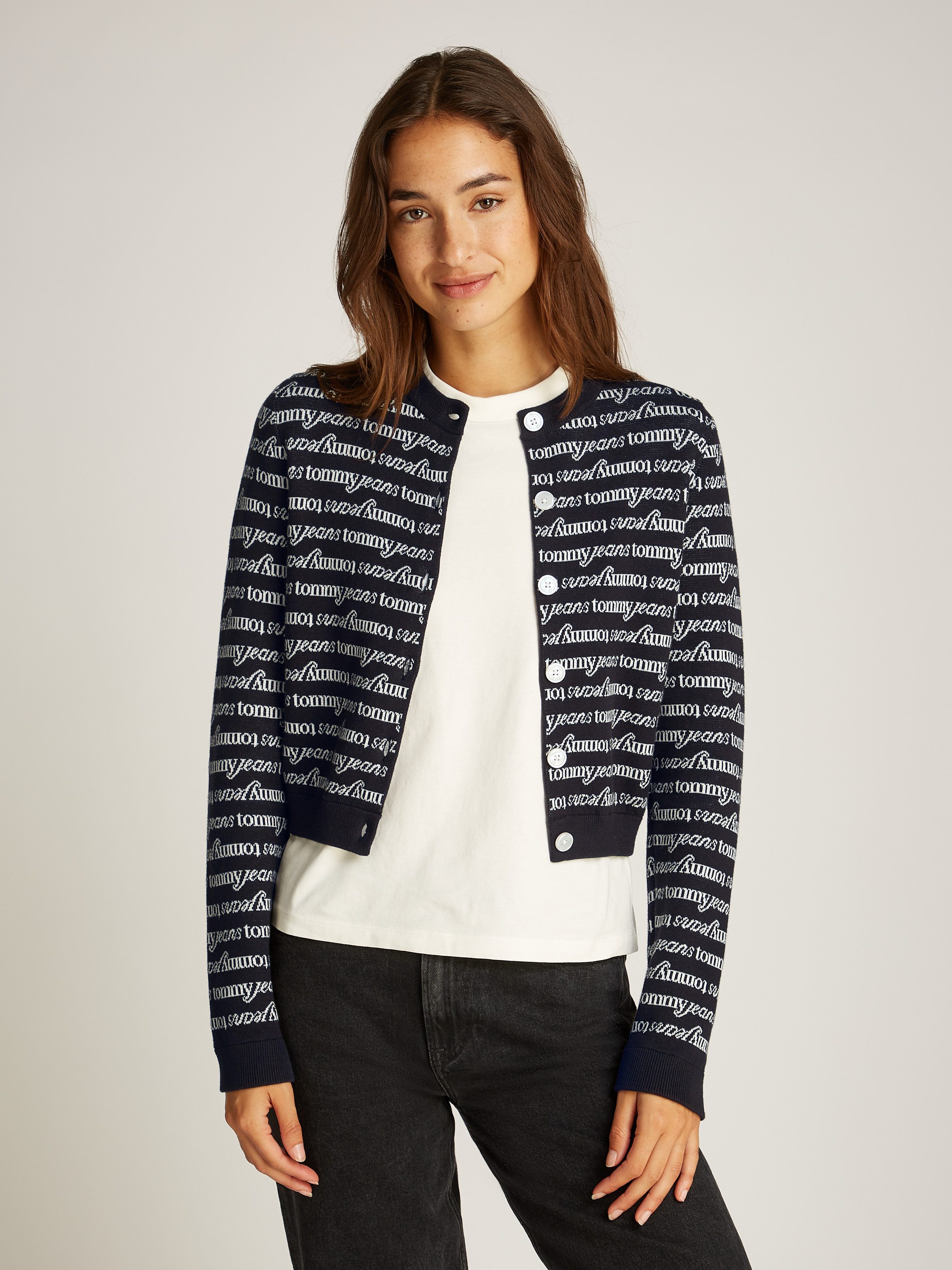 Strickjacke TJW CRP SCRIPT AOP CARDIGAN