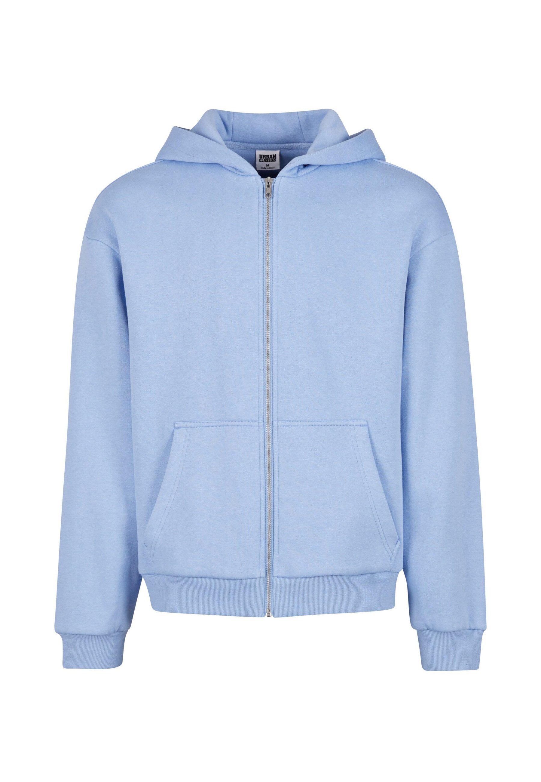 URBAN CLASSICS Strickpullover Urban Classics Fluffy Zip Cardigan (1-tlg)