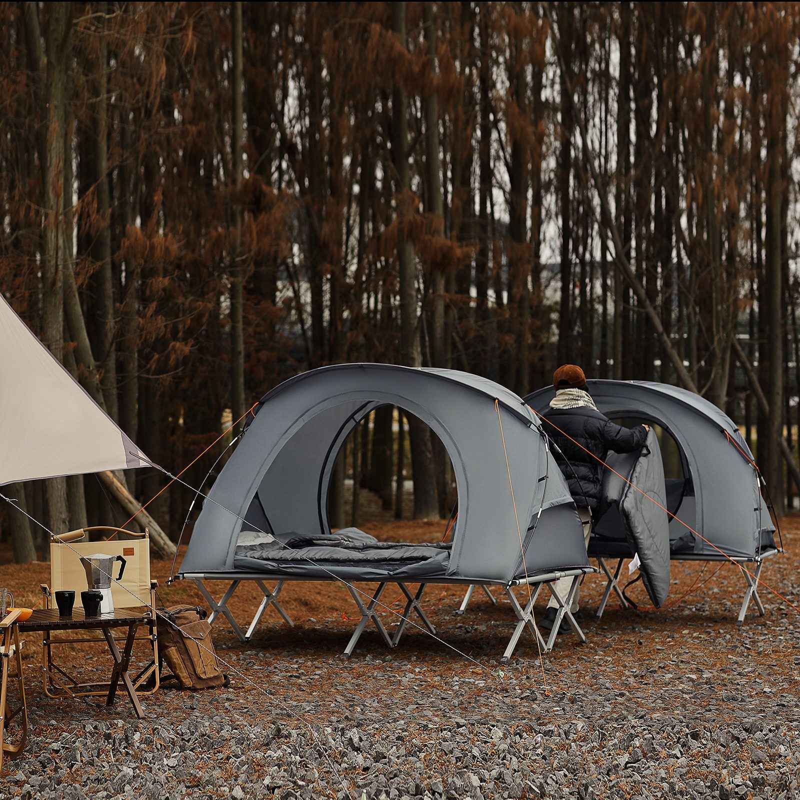 SoBuy Feldbett OGS60 Feldbett mit Zelt günstig online kaufen