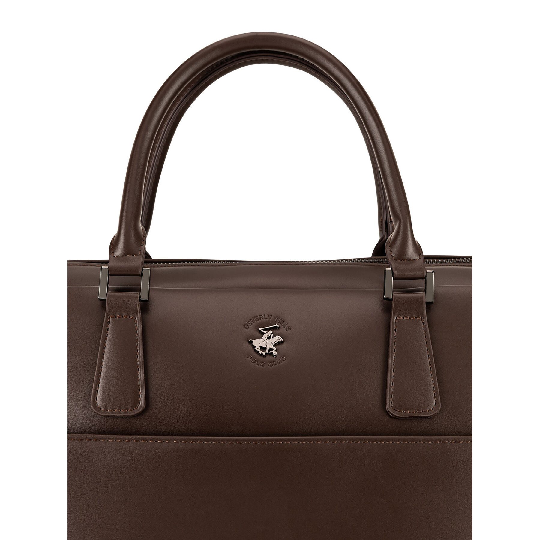 BEVERLY HILLS POLO CLUB Laptoptasche Beverly Hills Polo Club Herren-Laptoptasche in Braun