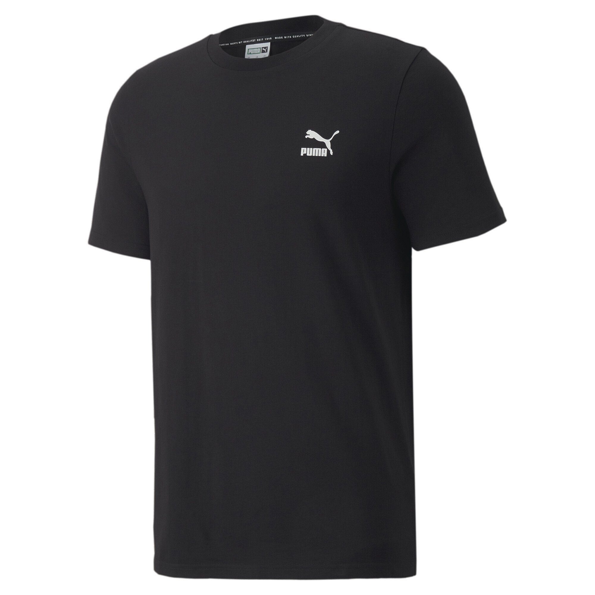 PUMA T-Shirt Classic Small Logo T-Shirt Herren Black