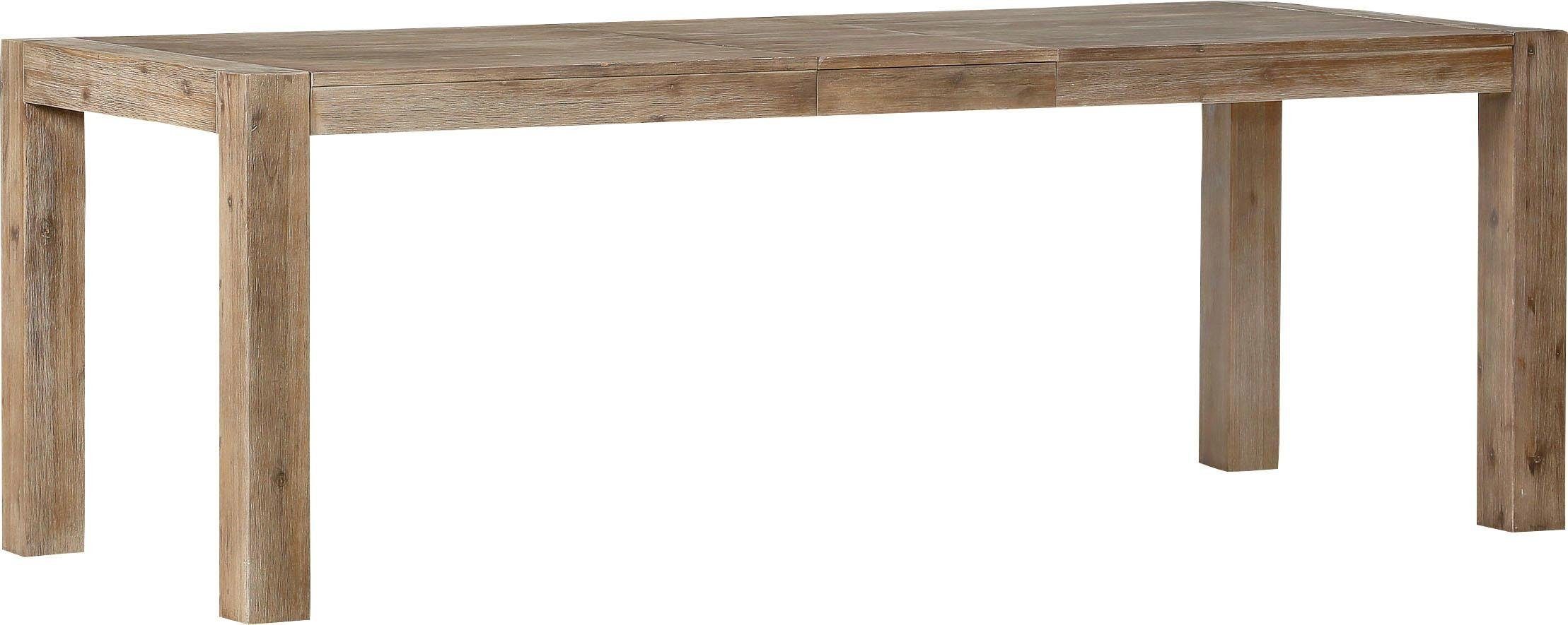 Gutmann Factory Esstisch Tulsa, erweiterbar auf 220 cm mit einer Einlegeplatte