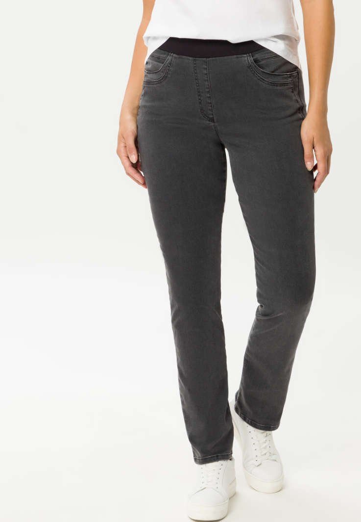 BRAX PAMINA Style Bequeme FUN dunkelgrau RAPHAELA by Jeans