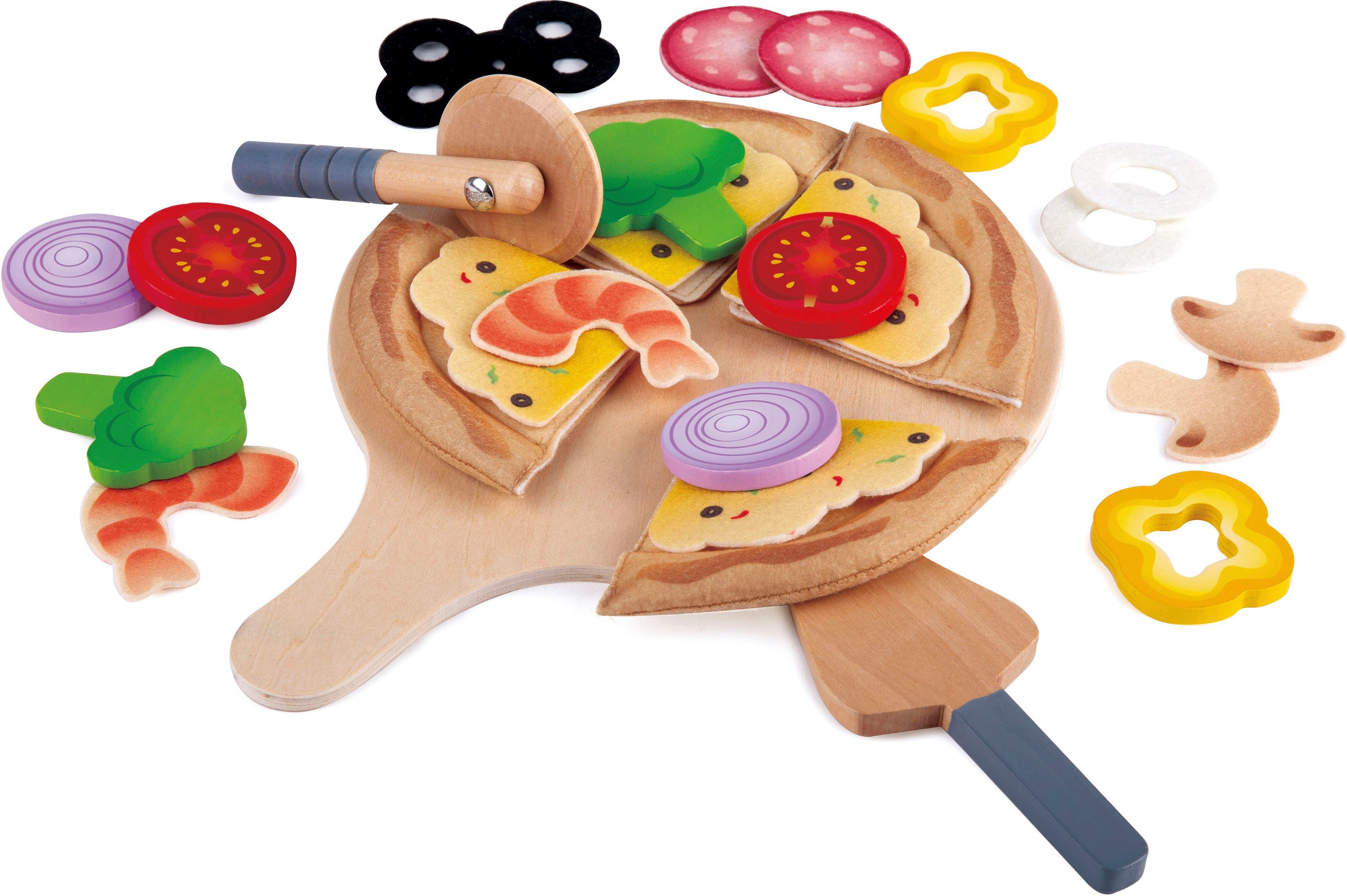Hape Spiellebensmittel Pizza-Set, FSC®- schützt Wald - weltweit