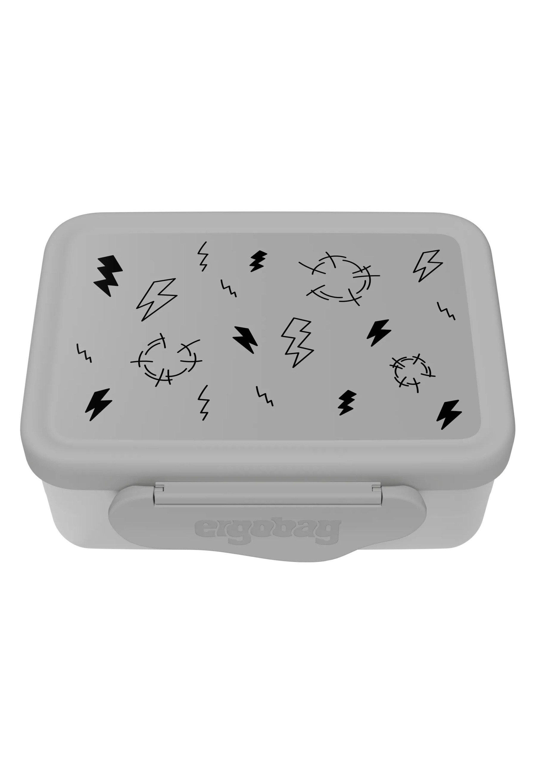 ergobag Lunchbox Edelstahl Brotdosen Set, Edelstahl, (Edelstahl Brotdosen Set, 1-tlg., 2er-Set aus kleiner und großer Dose), 100% BPA-frei
