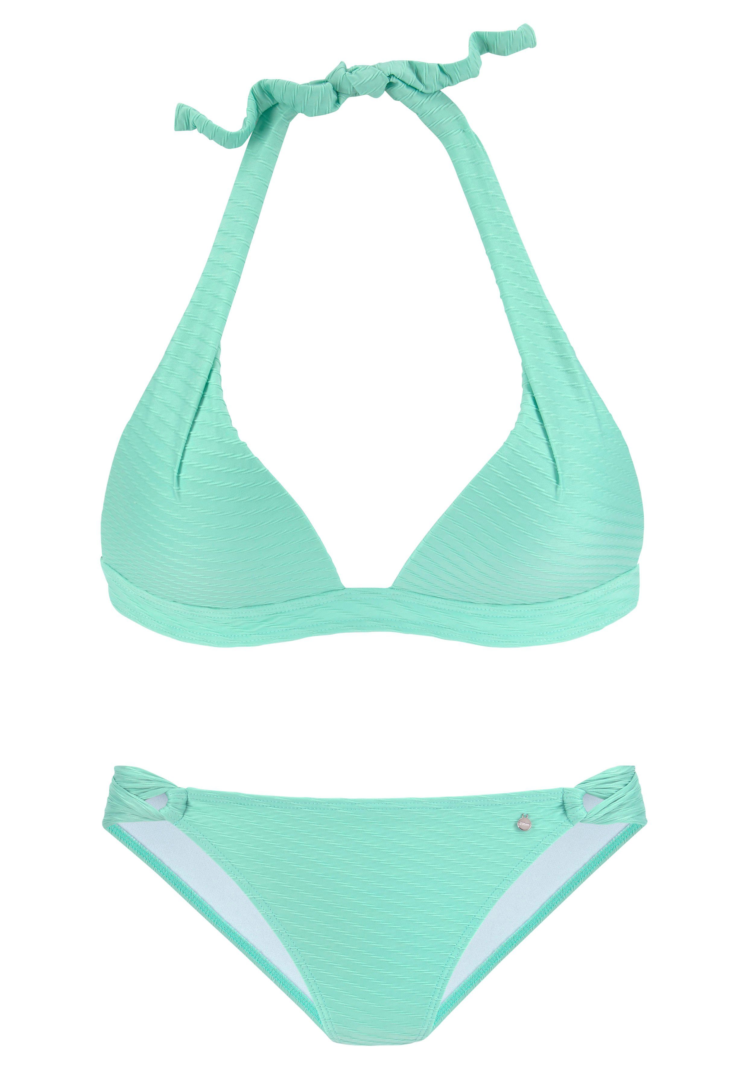 S.OLIVER Triangel-Bikini Cho mit Zierknoten mehr