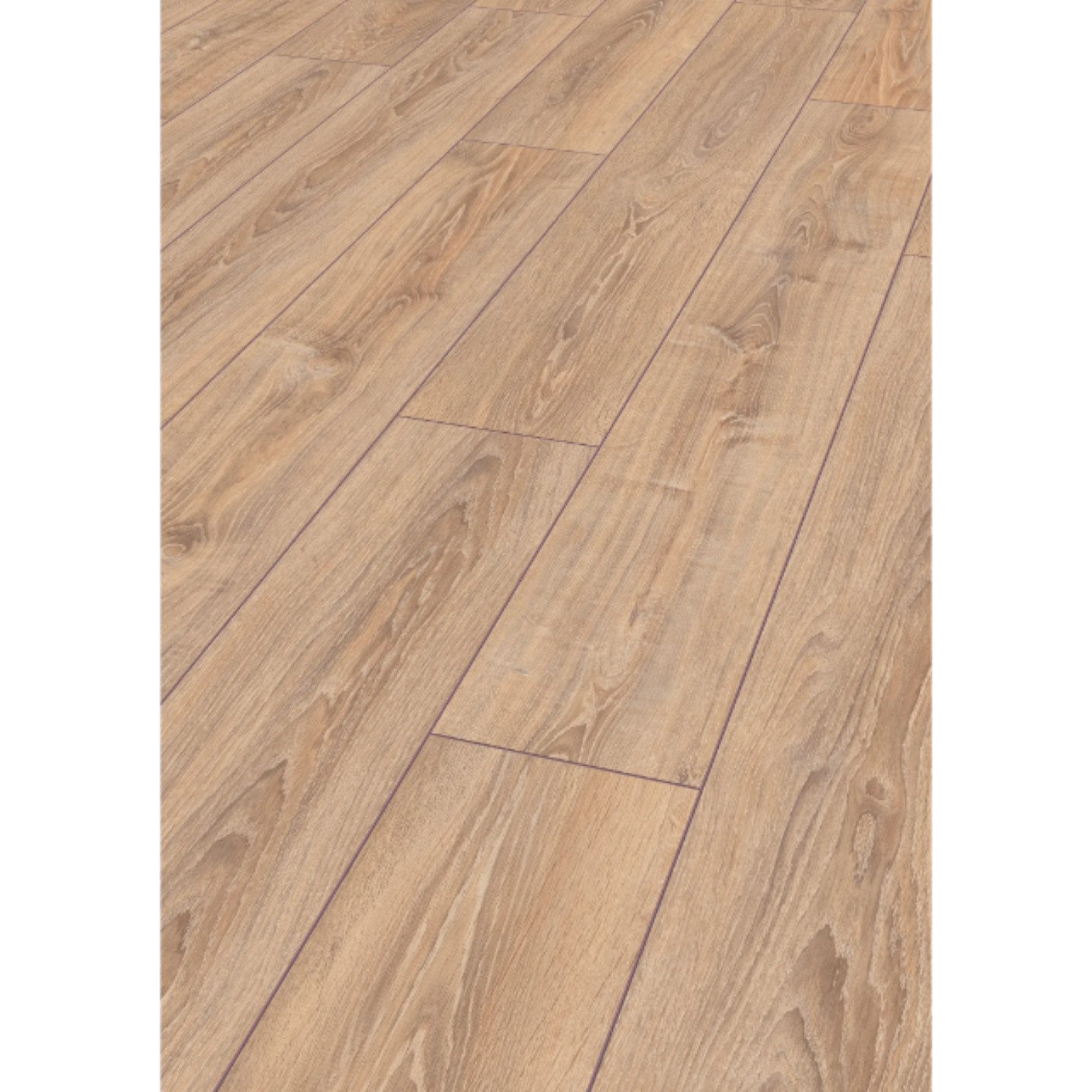 HORI Laminat HORI Laminat Holz, Boden für Wohnräume, einfache Verlegung langlebig, 8 St., Laminat Eiche mit HDF-Trägerplatte, Exclusiv gewaschen, Der blaue Engel