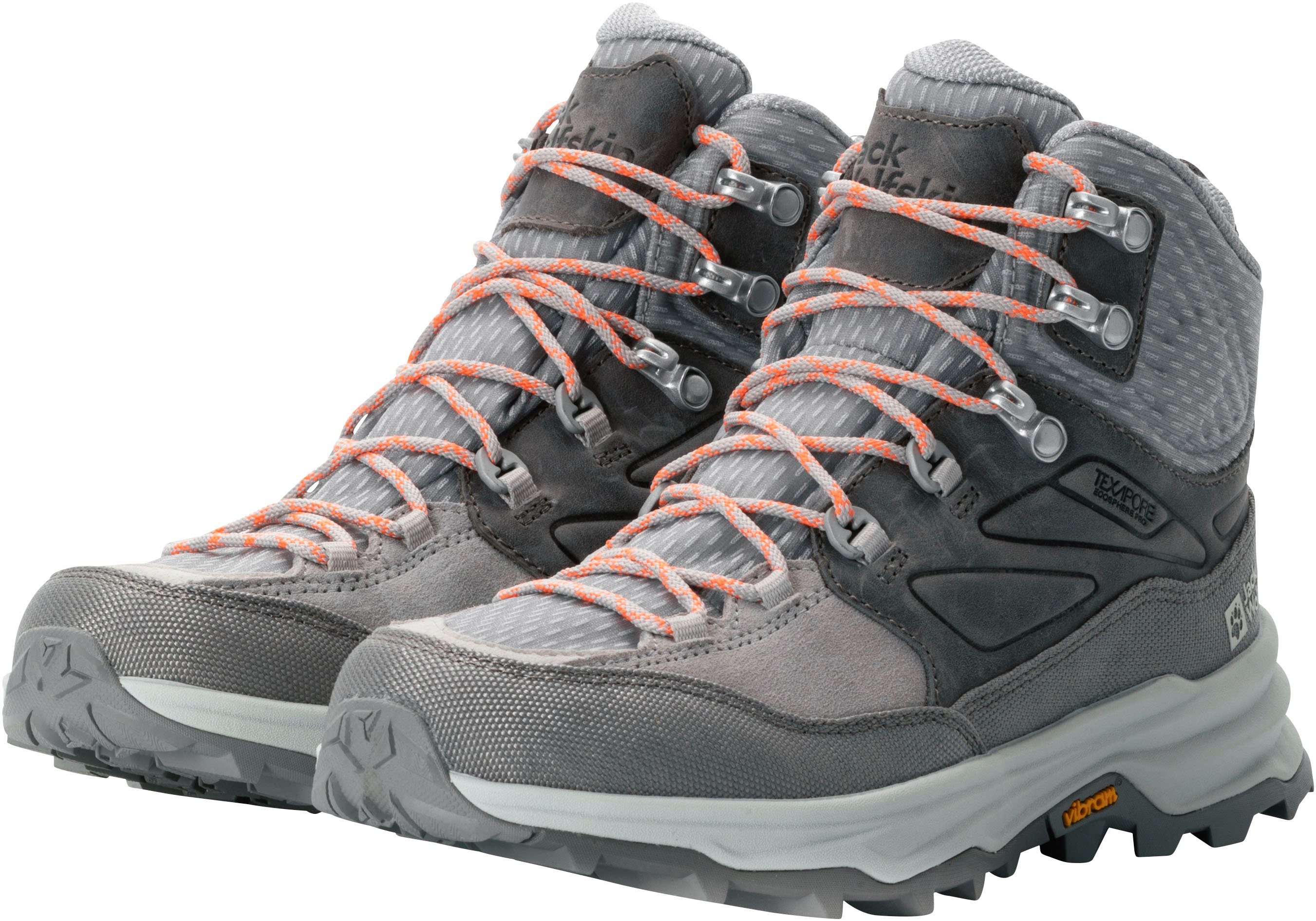 Jack Wolfskin CYROX TEXAPORE MID W Wanderschuh Wasserdicht, Trekkingschuh günstig online kaufen