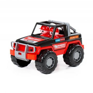 Polesie Spielzeug-Auto Spielzeug-Jeep 64325 Spielauto, zwei Figuren, 23,5 cm lang, ab 12 Monaten
