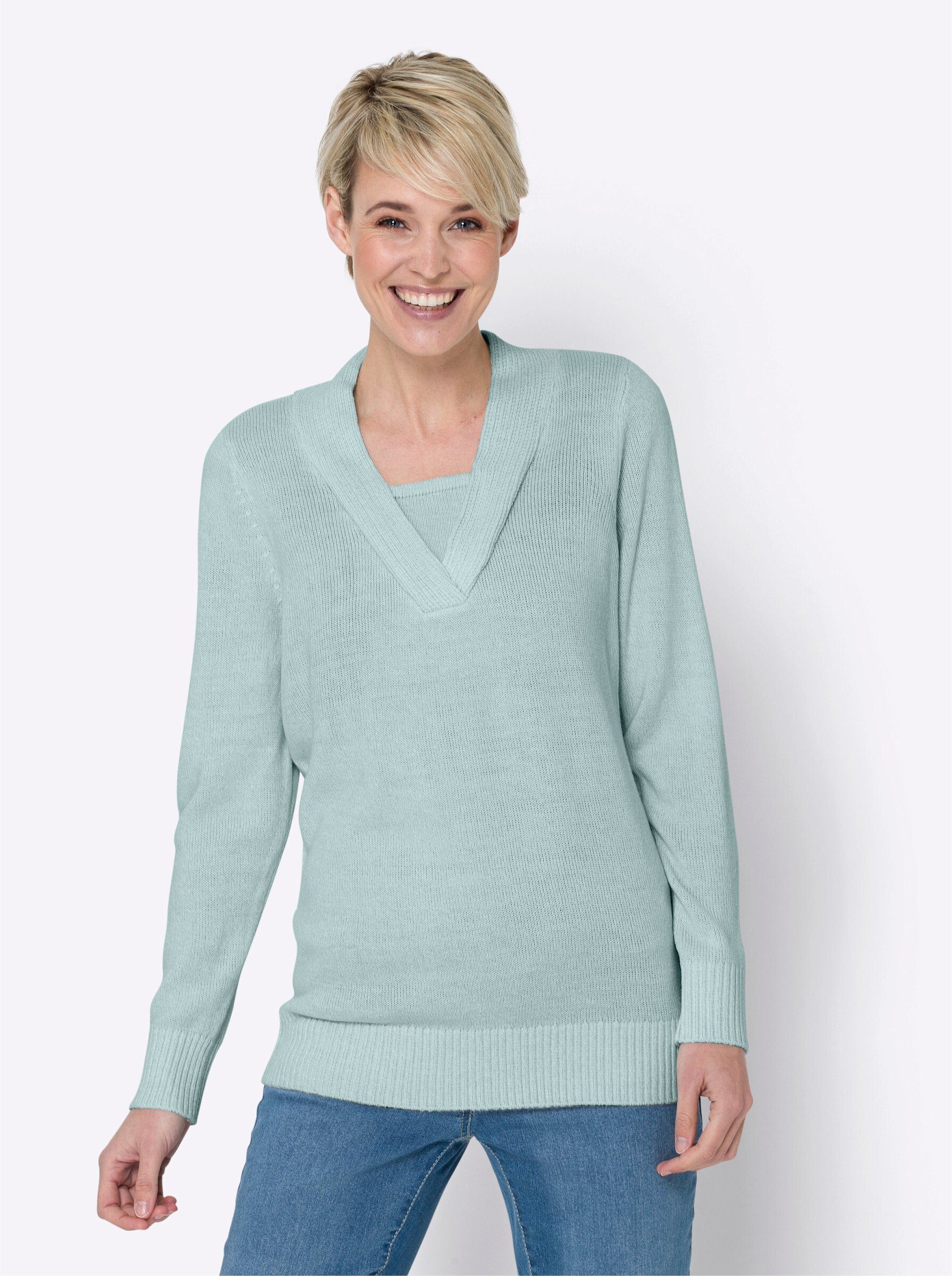 Strickpullover 2-in-1-Pullover