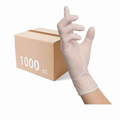 Nitras Medical Nitril-Handschuhe NITRAS Einmalhandschuhe White Wave 8310, puderfrei - VPE 10x 100 St. (Spar-Set)