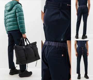 MONCLER Loungepants MONCLER Hose Tunnelzug Jogger Pleated Twill Trousers Garbadine Navy 48