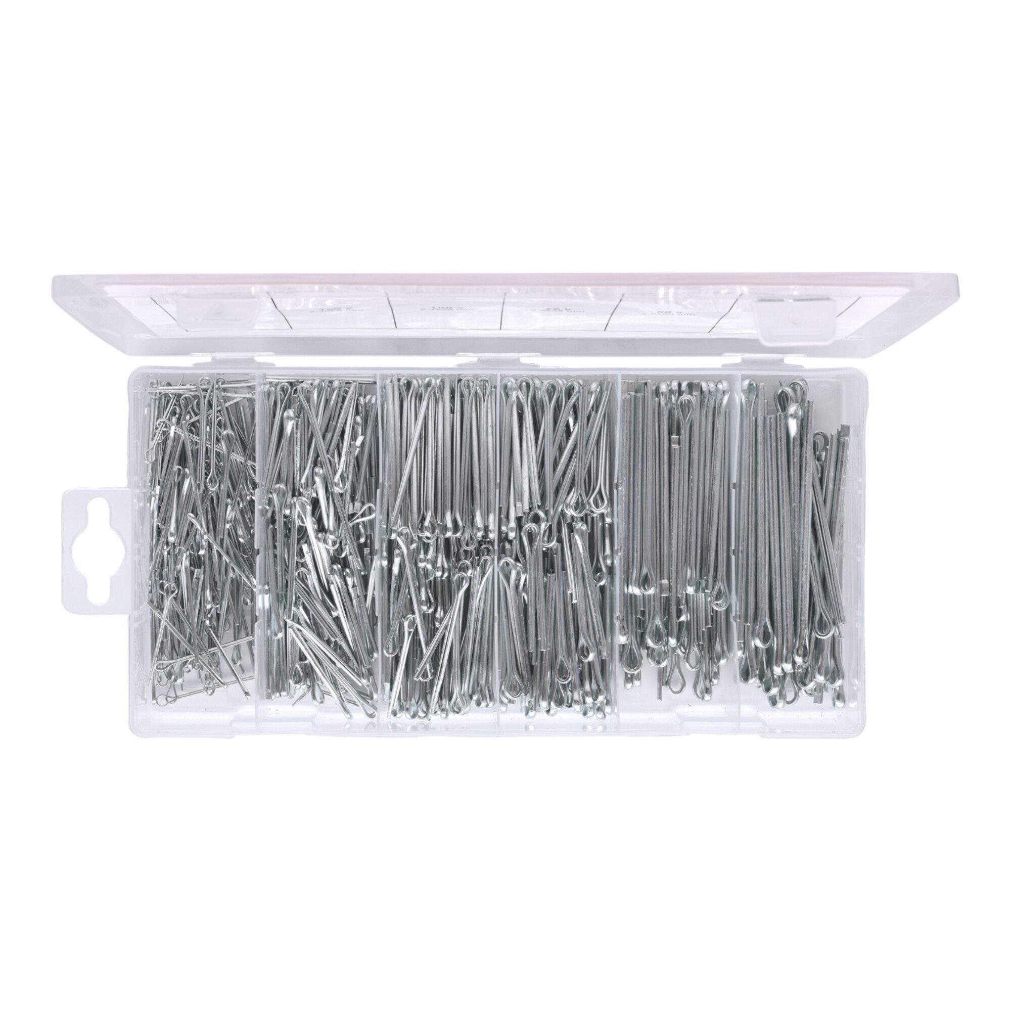 KS Tools Ringsplint KS Tools Sortiment Splinte, 1,6x25,4mm-4,0x63,5mm, 555-teilig