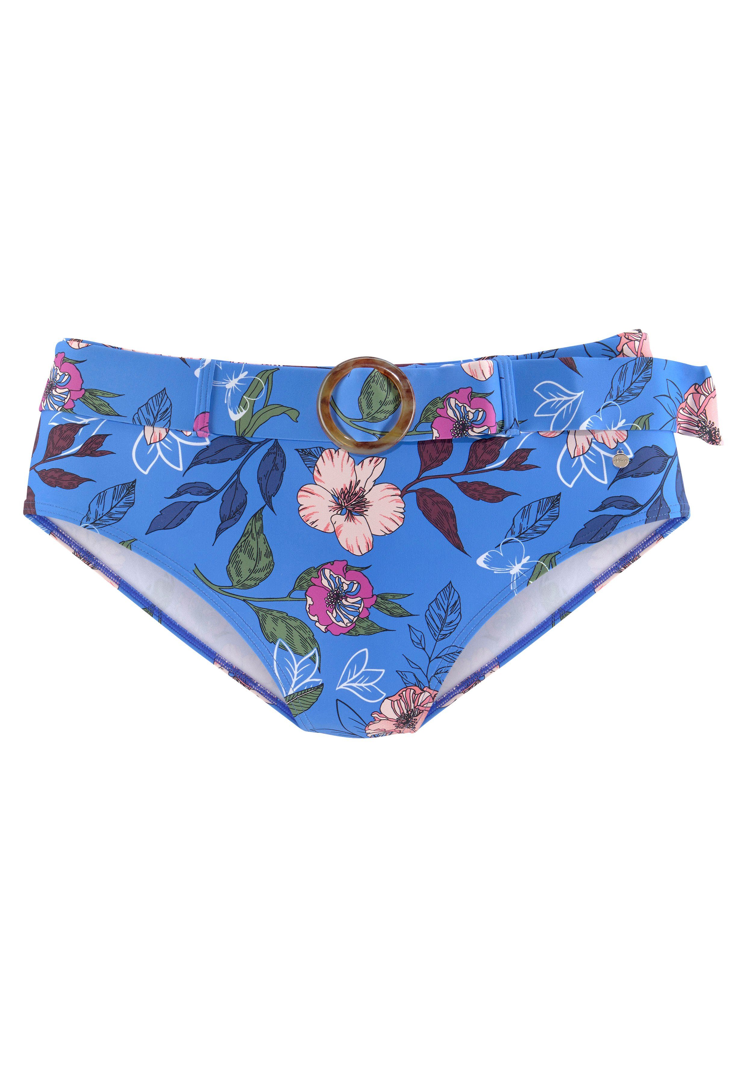 s.Oliver Highwaist-Bikini-Hose Maya mit abnehmbarem Gürtel günstig online kaufen