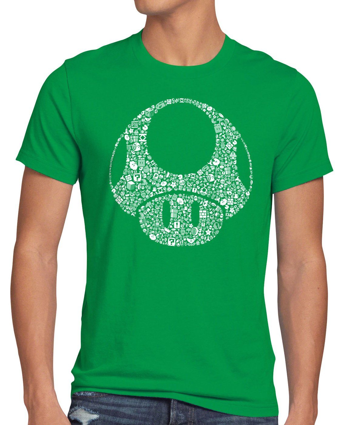 style3 T-Shirt Super Toad mario videospiel günstig online kaufen