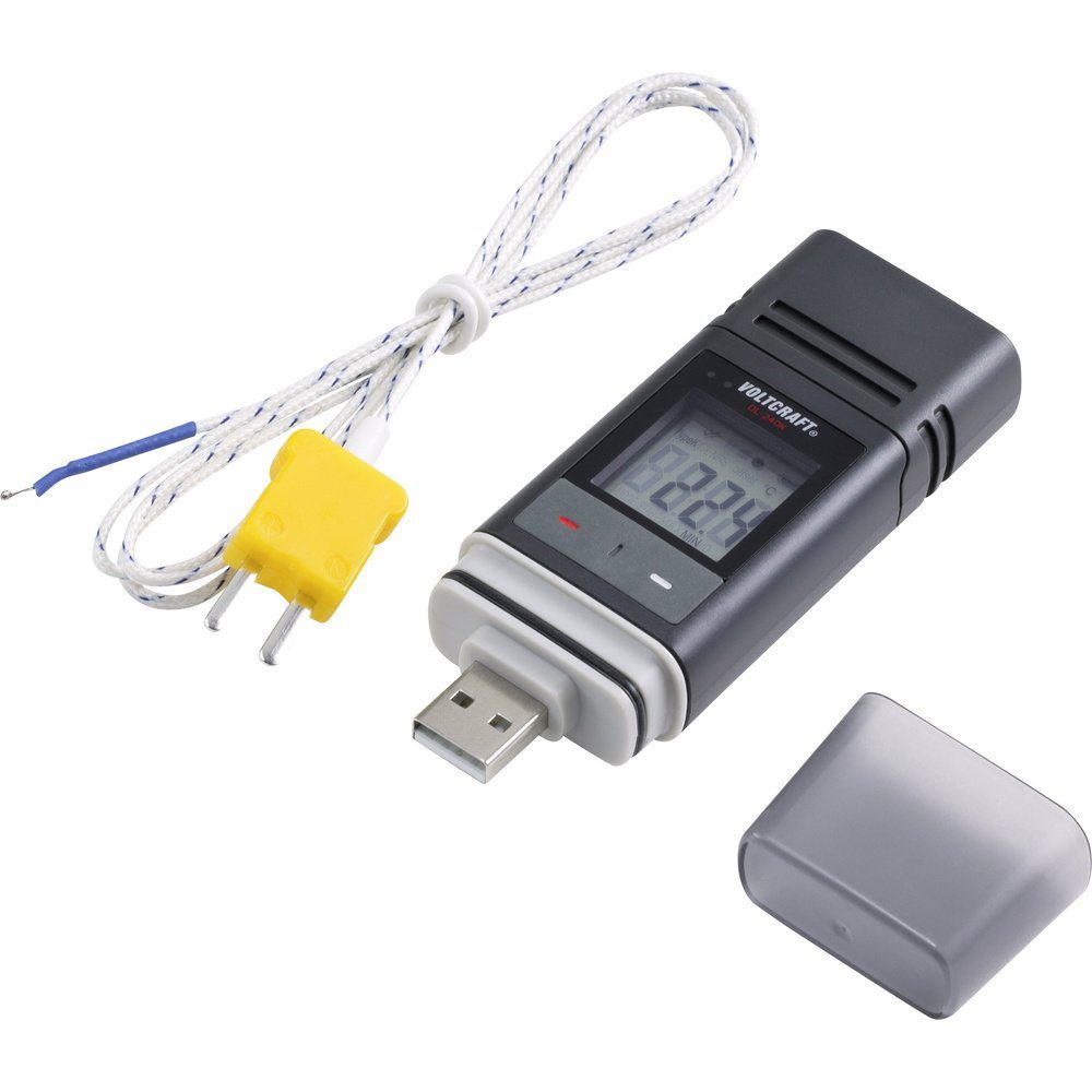 VOLTCRAFT Klimamesser VOLTCRAFT VC-9657630-P668G DL-240K Temperatur-Datenlogger Messgröße T, (DL-240K)