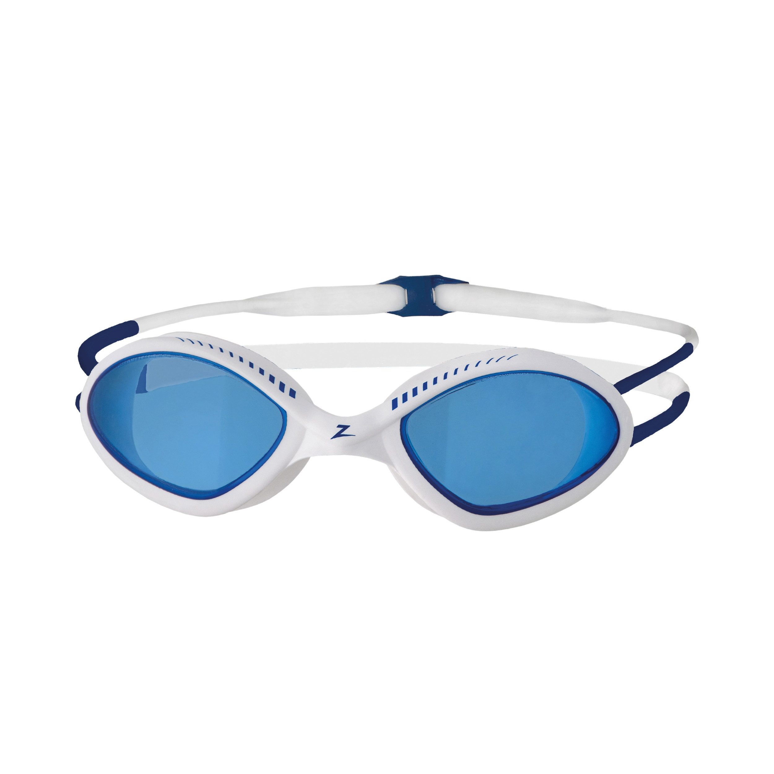 Zoggs Schwimmbrille Tiger WHITE BLUE TINTED BLUE - SMALLER F