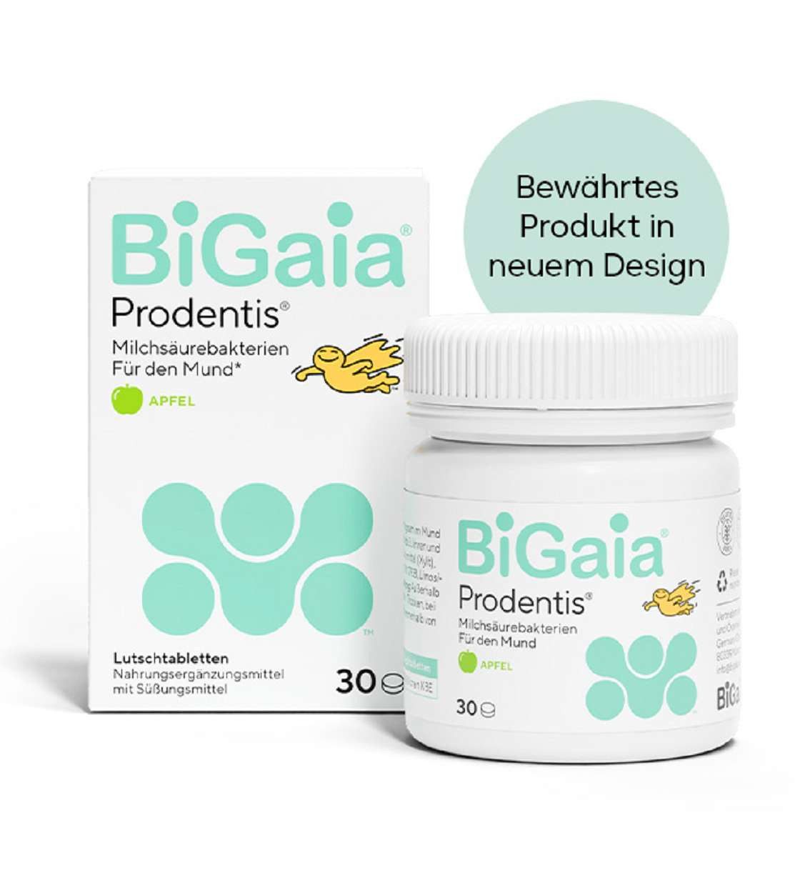 BiGaia BIGAIA Prodentis Apfel Lutschtabletten 30 Stück Lutschtabletten
